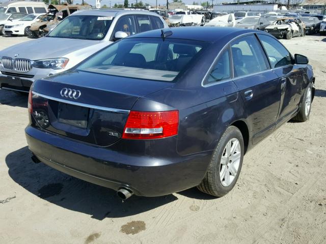 WAUAH74F76N099977 - 2006 AUDI A6 3.2 GRAY photo 4