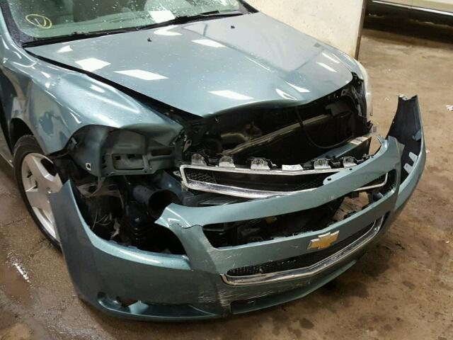 1G1ZJ577494191344 - 2009 CHEVROLET MALIBU 2LT GREEN photo 9