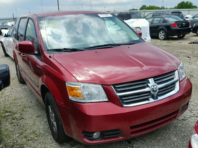 1D8HN54P38B178513 - 2008 DODGE GRAND CARA MAROON photo 1