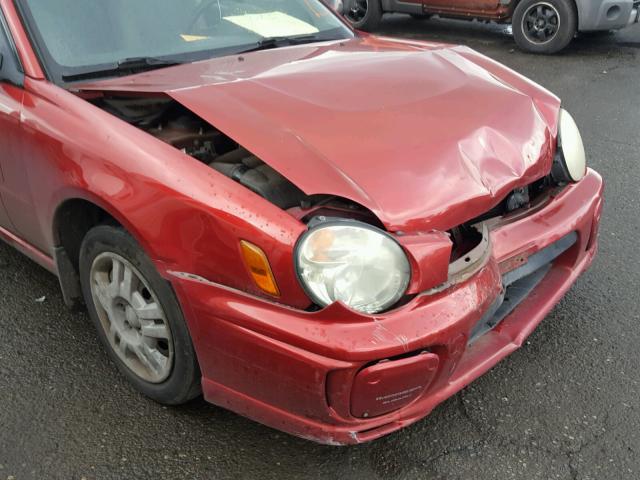 JF1GG65542H823848 - 2002 SUBARU IMPREZA TS RED photo 10