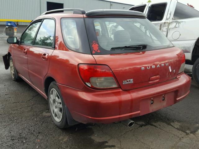 JF1GG65542H823848 - 2002 SUBARU IMPREZA TS RED photo 3