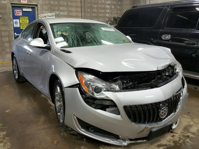 2G4GK5EX1F9133243 - 2015 BUICK REGAL SILVER photo 1