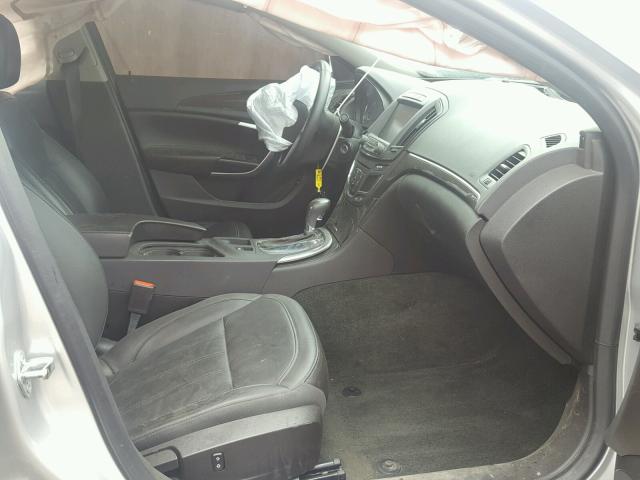 2G4GK5EX1F9133243 - 2015 BUICK REGAL SILVER photo 5
