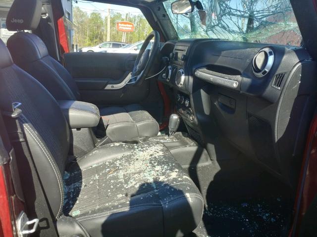 1C4AJWAG4CL289404 - 2012 JEEP WRANGLER S RED photo 5