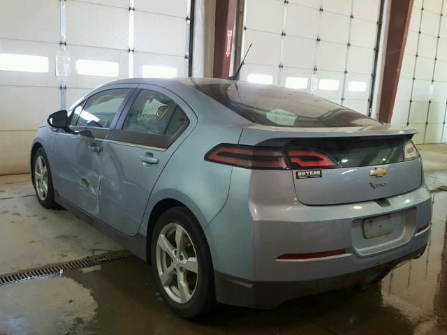 1G1RA6E44DU107384 - 2013 CHEVROLET VOLT SILVER photo 3