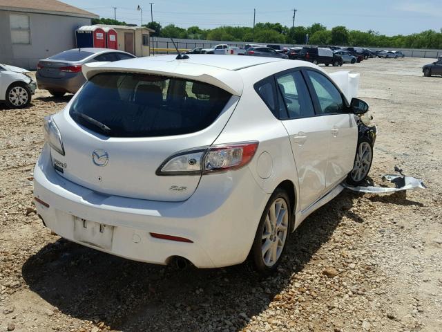 JM1BL1M50C1501058 - 2012 MAZDA 3 S WHITE photo 4