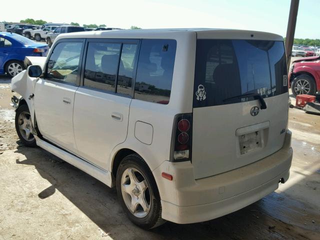 JTLKT324150185608 - 2005 TOYOTA SCION XB Weiß Foto 3