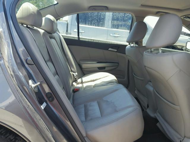 1HGCP26808A114167 - 2008 HONDA ACCORD EXL GRAY photo 6