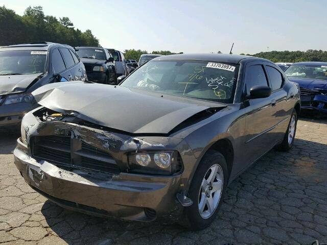 2B3KA43G08H190896 - 2008 DODGE CHARGER GRAY photo 2