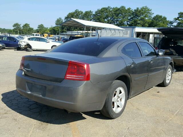 2B3KA43G08H190896 - 2008 DODGE CHARGER GRAY photo 4