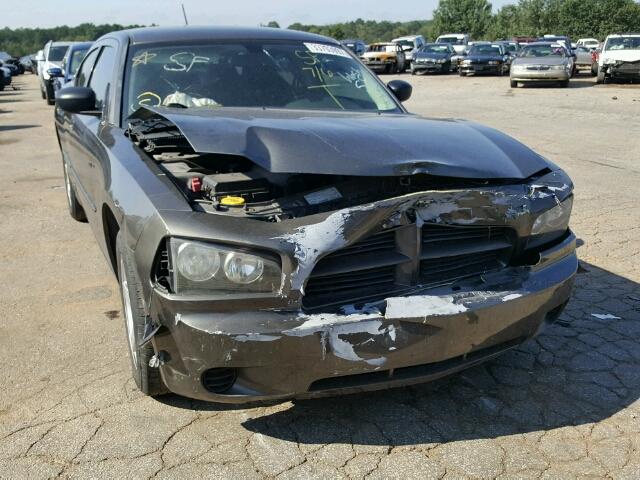 2B3KA43G08H190896 - 2008 DODGE CHARGER GRAY photo 9