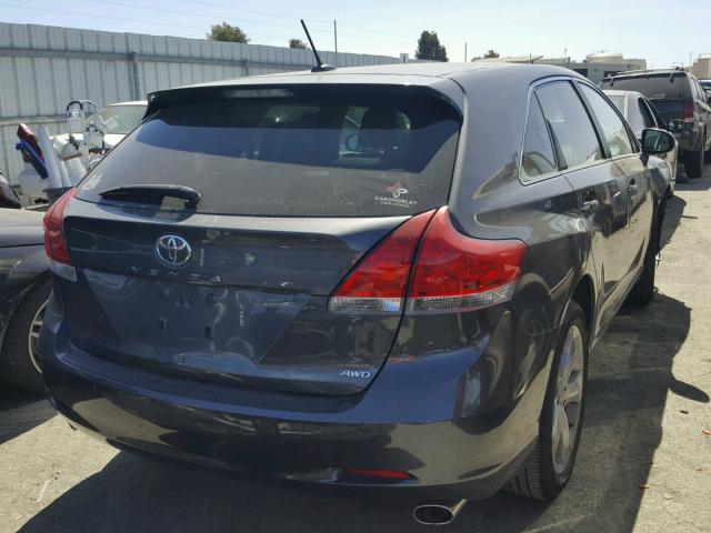 4T3BK11A39U009994 - 2009 TOYOTA VENZA BASE GRAY photo 4