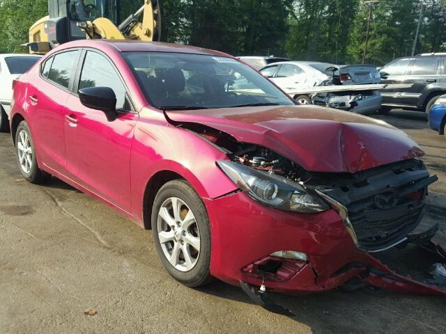 JM1BM1T76E1132337 - 2014 MAZDA 3 SV RED photo 1