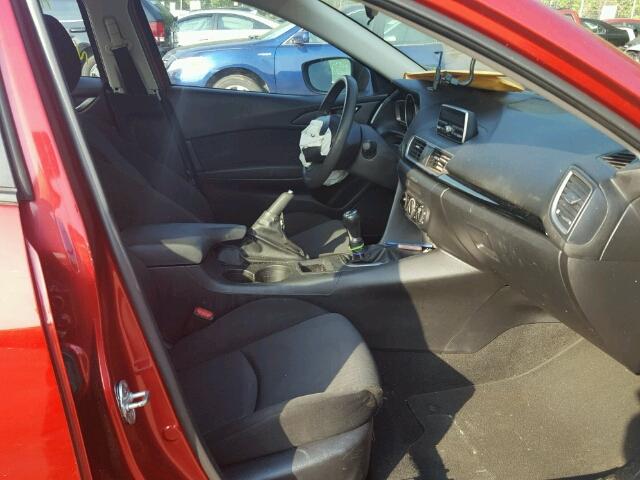 JM1BM1T76E1132337 - 2014 MAZDA 3 SV RED photo 5