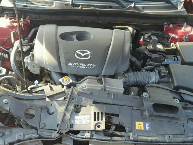 JM1BM1T76E1132337 - 2014 MAZDA 3 SV RED photo 7