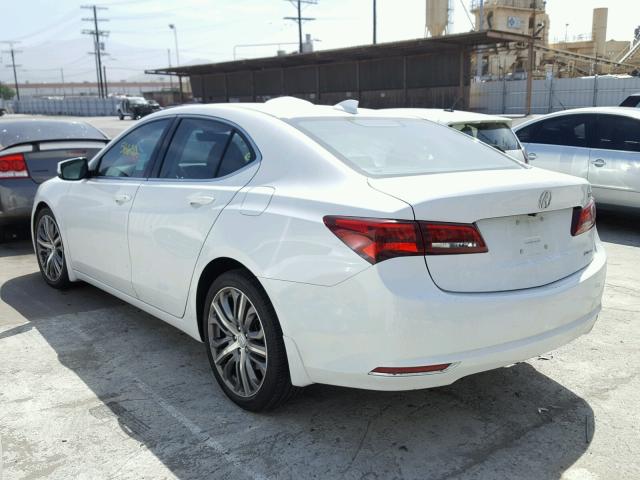 19UUB3F52FA000165 - 2015 ACURA TLX TECH WHITE photo 3