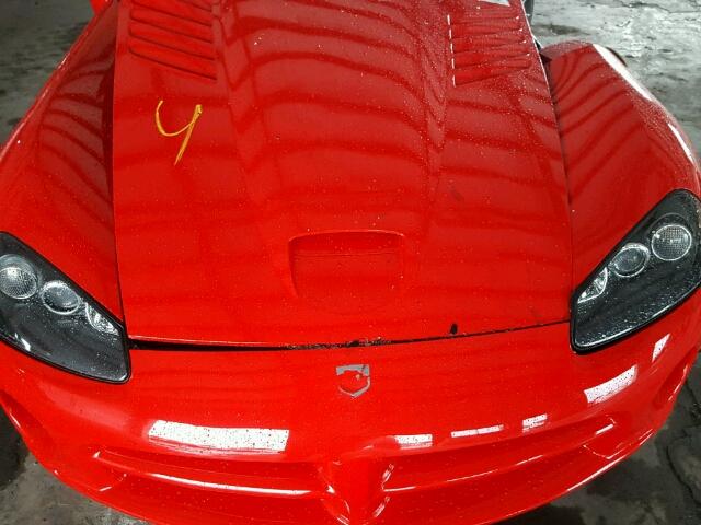 1B3JR65Z53V500538 - 2003 DODGE VIPER SRT- RED photo 7