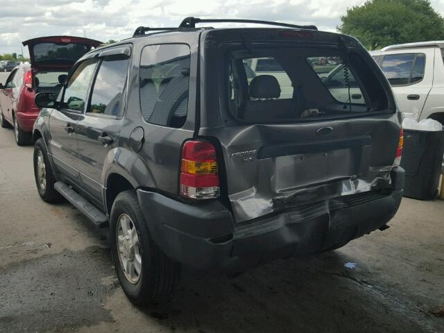 1FMCU03123KA10491 - 2003 FORD ESCAPE XLT GRAY photo 3