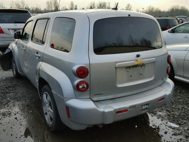 3GNDA13D48S586488 - 2008 CHEVROLET HHR LS SILVER photo 3