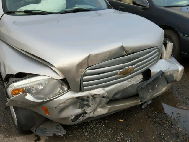 3GNDA13D48S586488 - 2008 CHEVROLET HHR LS SILVER photo 9