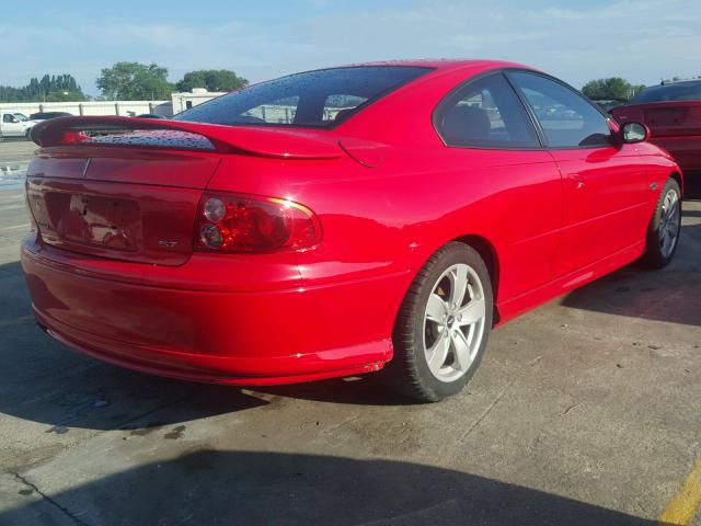 6G2VX12G04L270035 - 2004 PONTIAC GTO RED photo 4