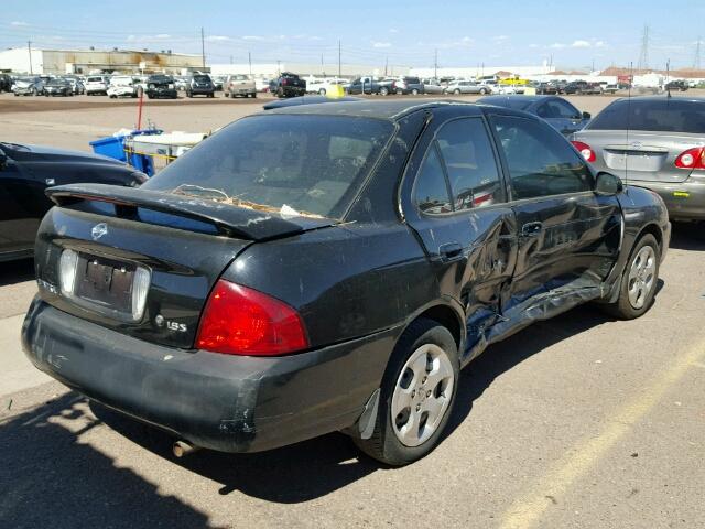 3N1CB51D85L508025 - 2005 NISSAN SENTRA 1.8 BLACK photo 4