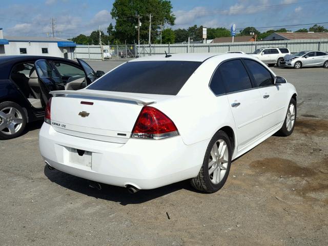 2G1WC5E35E1130152 - 2014 CHEVROLET IMPALA LIM WHITE photo 4