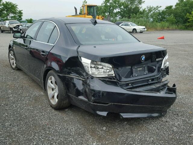 WBANE53516CK90054 - 2006 BMW 525 I BLACK photo 3