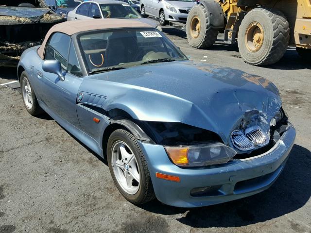 4USCH7327VLB84349 - 1997 BMW Z3 1.9 BLUE photo 1