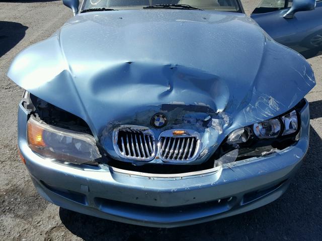 4USCH7327VLB84349 - 1997 BMW Z3 1.9 BLUE photo 7