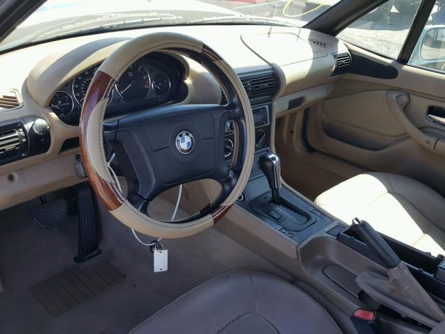 4USCH7327VLB84349 - 1997 BMW Z3 1.9 BLUE photo 9