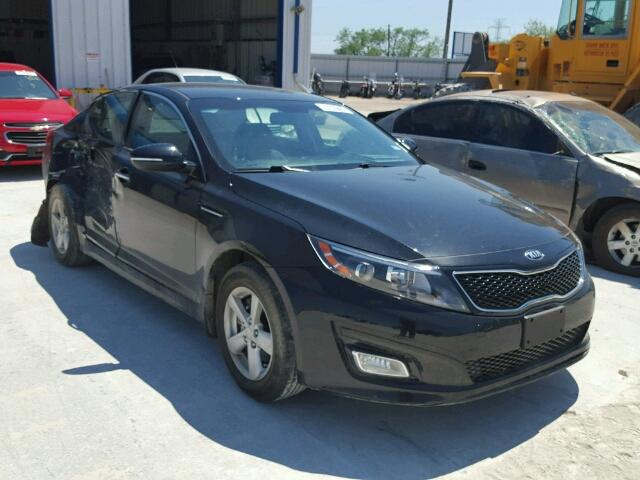 KNAGM4A73F5660564 - 2015 KIA OPTIMA LX BLACK photo 1