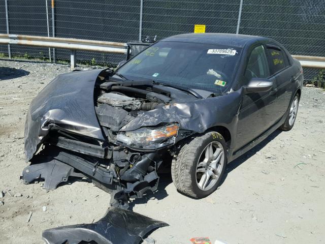 19UUA66268A016009 - 2008 ACURA TL GRAY photo 2