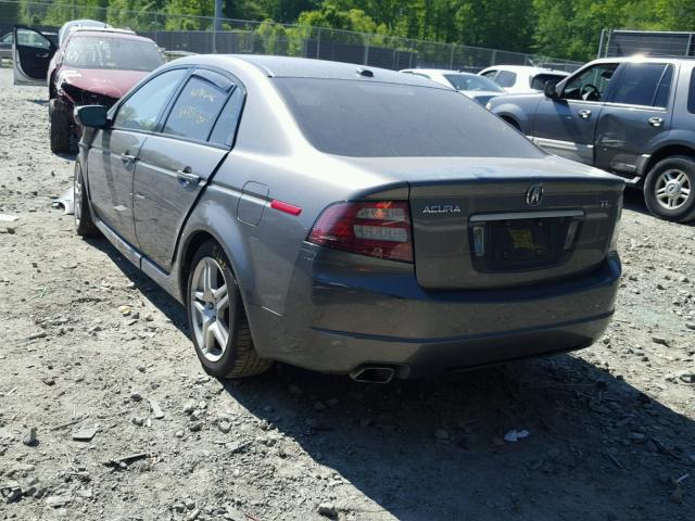 19UUA66268A016009 - 2008 ACURA TL GRAY photo 3