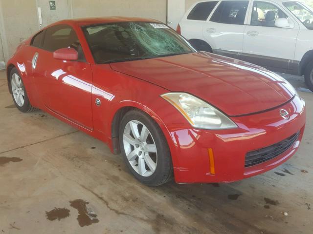 JN1AZ34D83T107344 - 2003 NISSAN 350Z COUPE RED photo 1