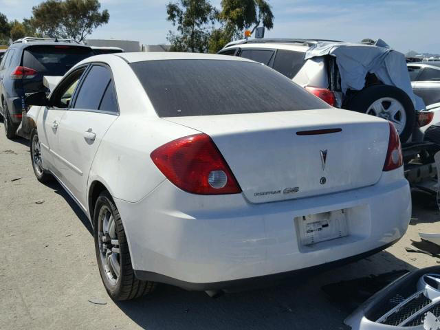 1G2ZF55B264261780 - 2006 PONTIAC G6 SE WHITE photo 3