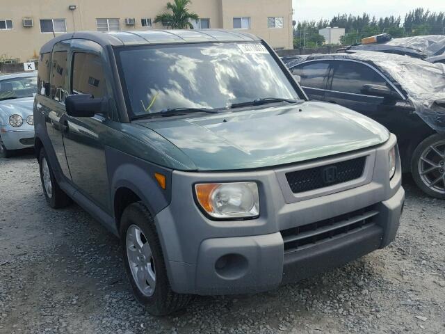 5J6YH18635L000259 - 2005 HONDA ELEMENT EX GREEN photo 1