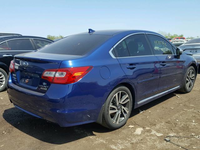 4S3BNAR6XH3038580 - 2017 SUBARU LEGACY SPO BLUE photo 4