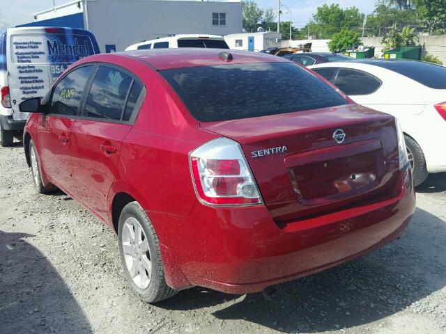 3N1AB61E19L619768 - 2009 NISSAN SENTRA 2.0 RED photo 3