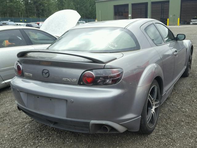 JM1FE173140116444 - 2004 MAZDA RX8 SILVER photo 4