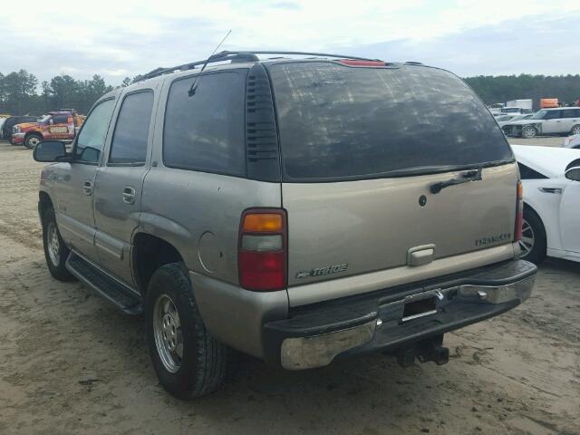 1GNEC13T11R105854 - 2001 CHEVROLET TAHOE C150 GOLD photo 3