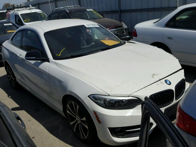 WBA1F5C53EV246281 - 2014 BMW 228 I WHITE photo 1