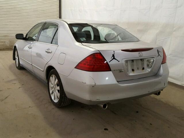 1HGCM66487A019724 - 2007 HONDA ACCORD SE SILVER photo 3