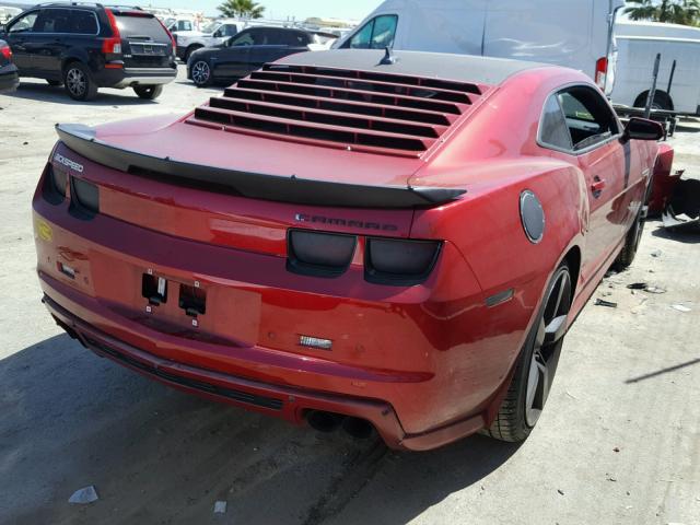 2G1FL1EP2D9802051 - 2013 CHEVROLET CAMARO ZL1 栗色 照片 4