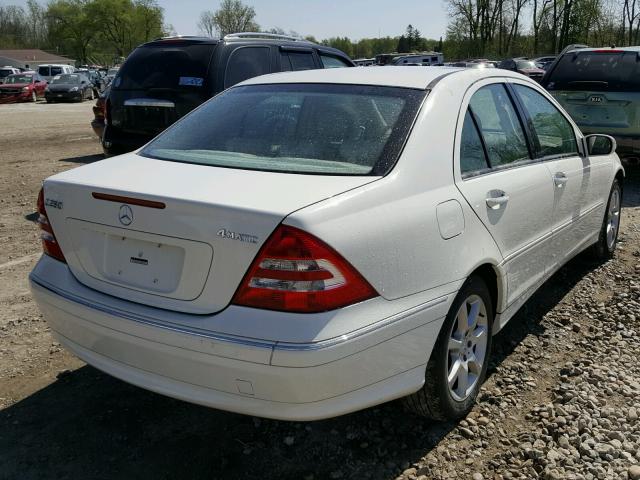 WDBRF92HX7F914145 - 2007 MERCEDES-BENZ C 280 4MAT CREAM photo 4