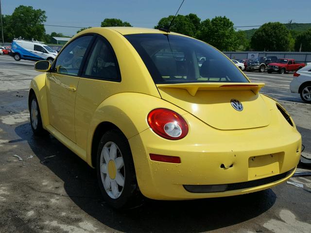 3VWRG3AG0AM014301 - 2010 VOLKSWAGEN NEW BEETLE ყვითელი ფოტო 3