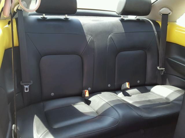 3VWRG3AG0AM014301 - 2010 VOLKSWAGEN NEW BEETLE ყვითელი ფოტო 6