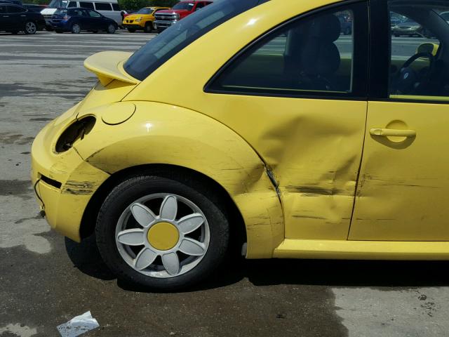 3VWRG3AG0AM014301 - 2010 VOLKSWAGEN NEW BEETLE ყვითელი ფოტო 9