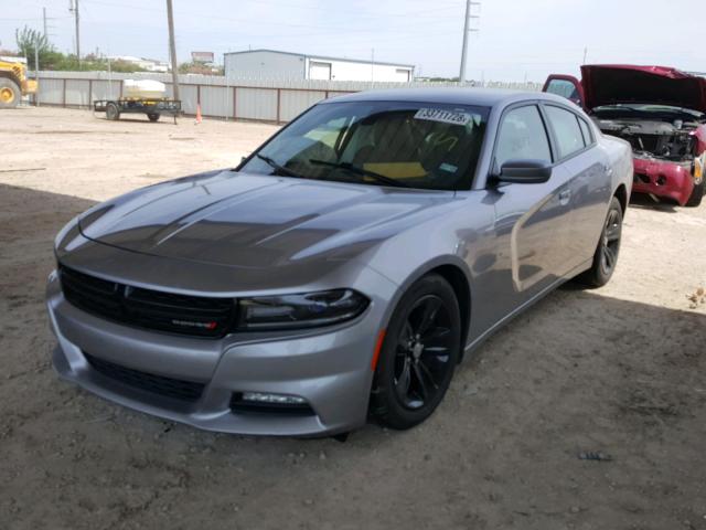 2C3CDXHG4HH528714 - 2017 DODGE CHARGER SX SILVER photo 2