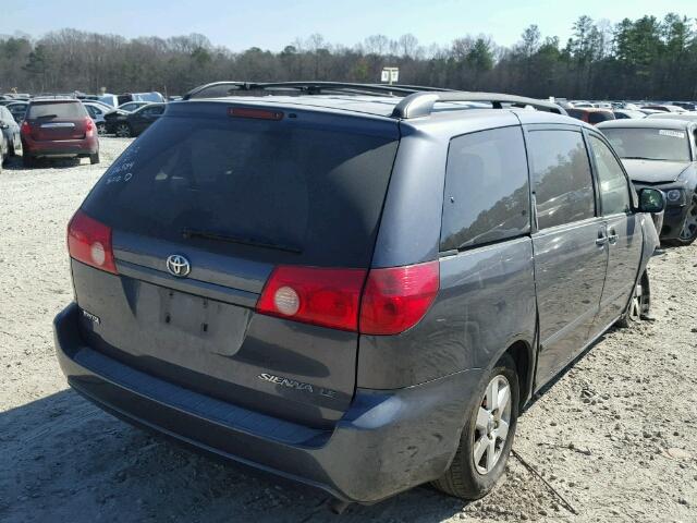 5TZA23026S495152 - 2006 TOYOTA SIENNA CE/ GRAY photo 4